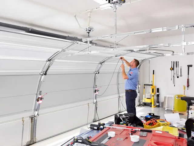 Garage door cable repair service by Berlin Garage Door Repair in Berlin