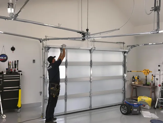 Berlin Garage Door Repair certified team performing precision garage door installation in Berlin