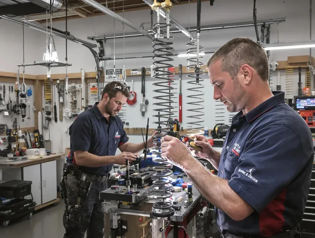 Garage door spring repair service by Berlin Garage Door Repair in Berlin